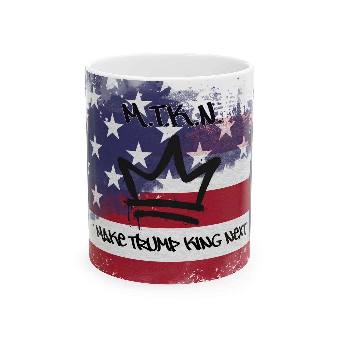 Trump King Next Ceramic Mug - Patriotic Gift for Supporters, Election 2024, USA Coffee Cup, Funny Political Mug, Unique Kitchen Decor