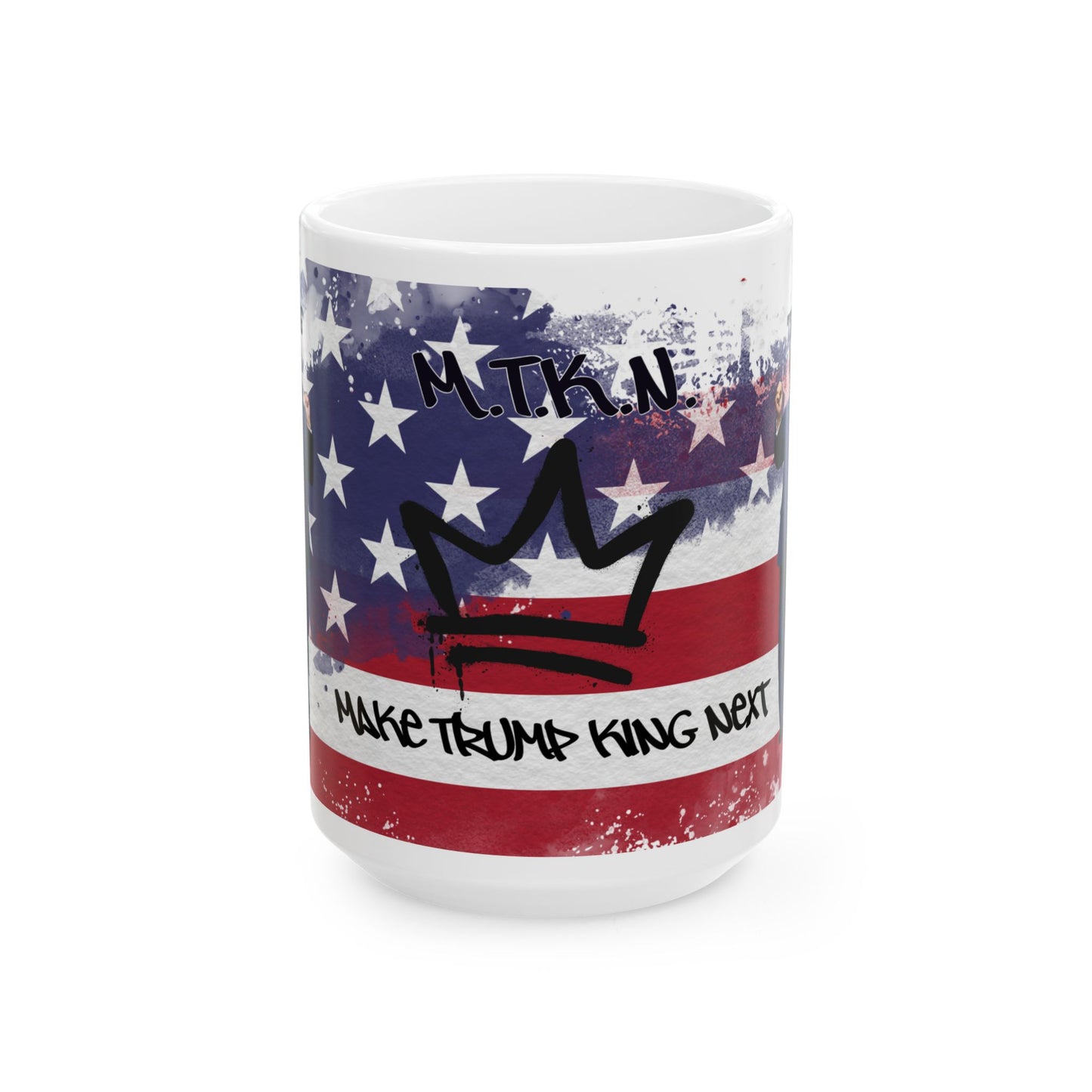 Trump King Next Ceramic Mug - Patriotic Gift for Supporters, Election 2024, USA Coffee Cup, Funny Political Mug, Unique Kitchen Decor